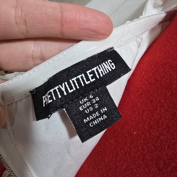 PrettyLittleThing White Corset Blouse - Picture 4 of 4